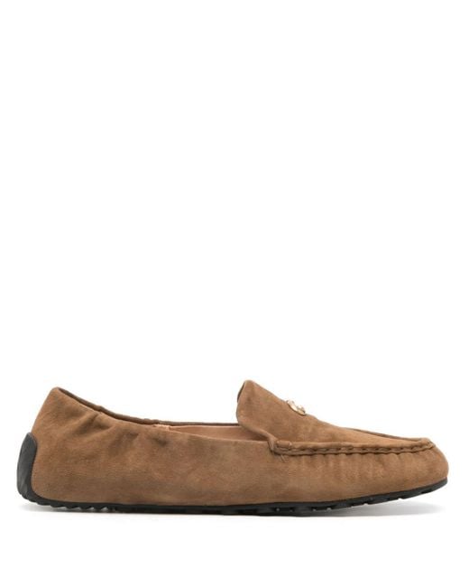 COACH Brown Ronnie Suede Loafers