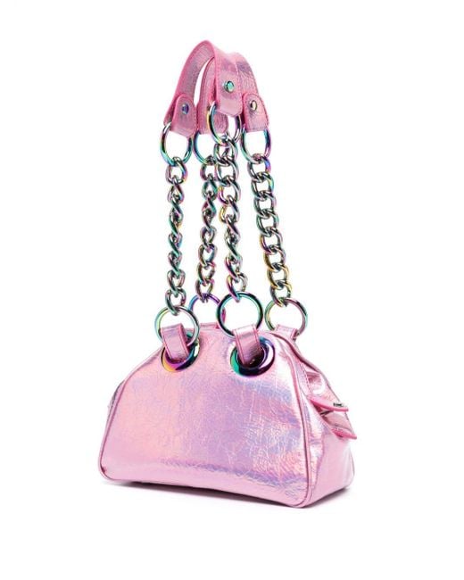 Vivienne Westwood Archive Orb Chain Shoulder Bag in Pink | Lyst