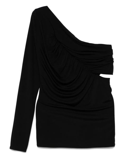 Atlein シャーリング トップ Black