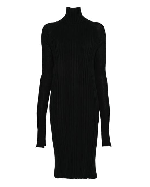 Mrz Jurk Met V-Hals in het Black