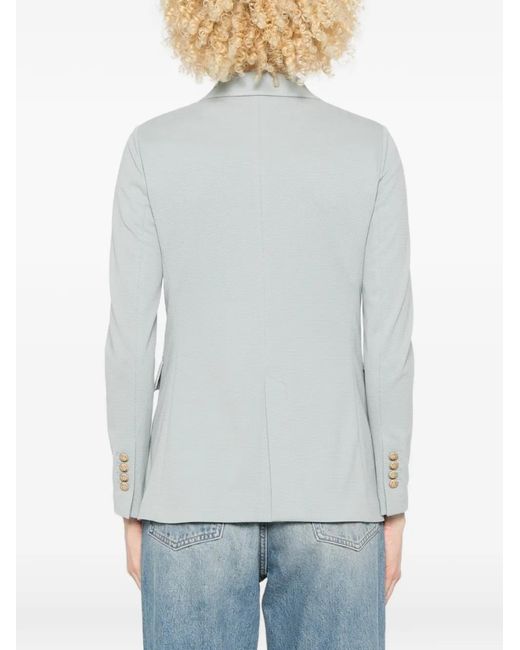 Circolo 1901 Blue Blazer À Boutonnière Croisée