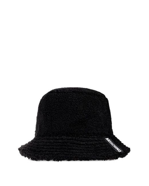 Moschino Black Teddy Bucket Hat