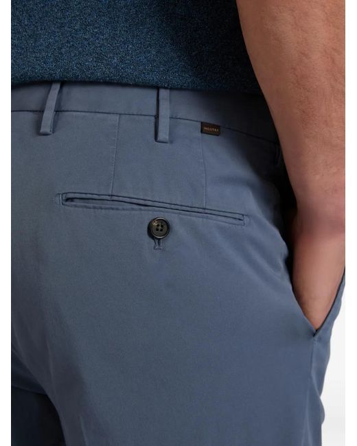Slowear Blue Button Trousers for men
