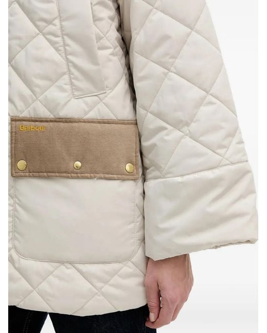 Barbour Natural Corduroy Quilted Jacket