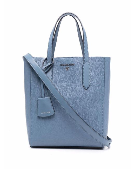 michael kors pale blue crossbody bags Gia Leather Large Totes