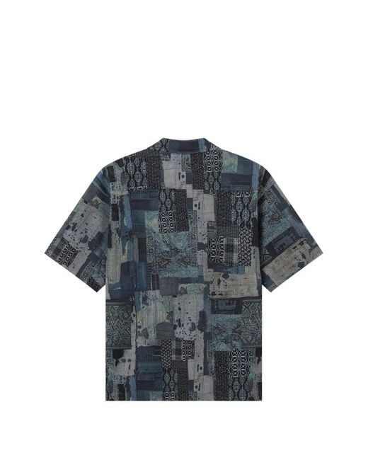 Musium Div. Gray Patterned Shirt for men