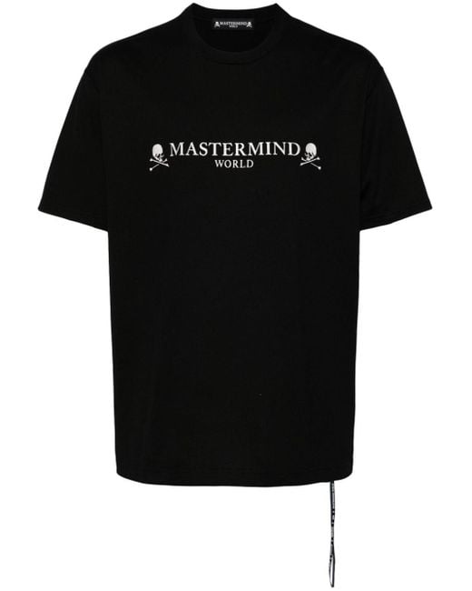 メンズ MASTERMIND WORLD スカルプリント Tシャツ Black