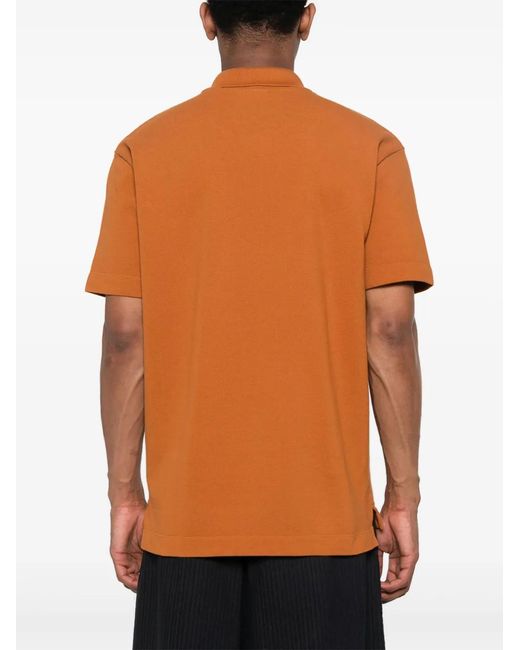 Maison Kitsuné Orange Bold Fox Head Patch Comfort Polo for men