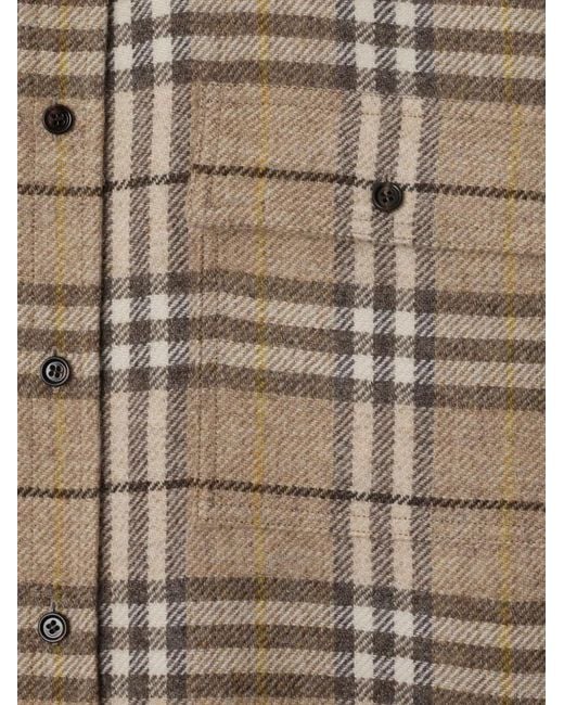 Burberry Brown Shirts for men