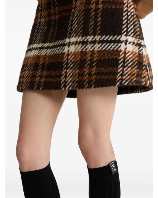 Patou Wollen Mini-Rok in het Black