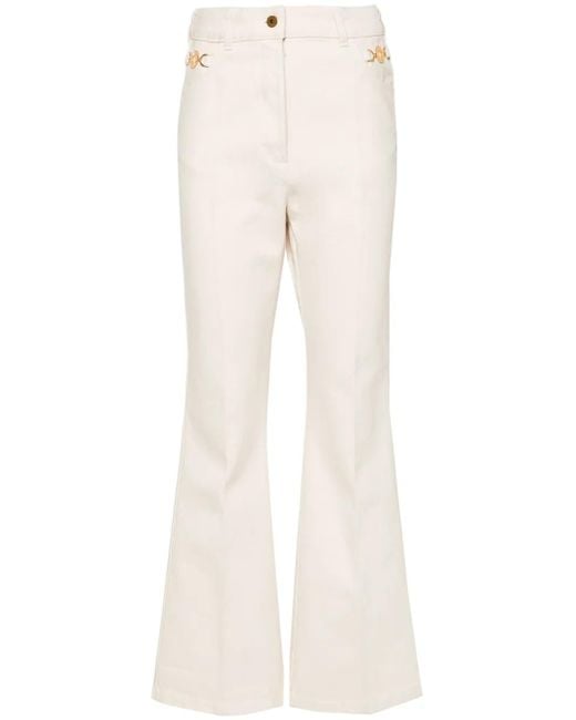 Patou Natural Flared Denim Trousers