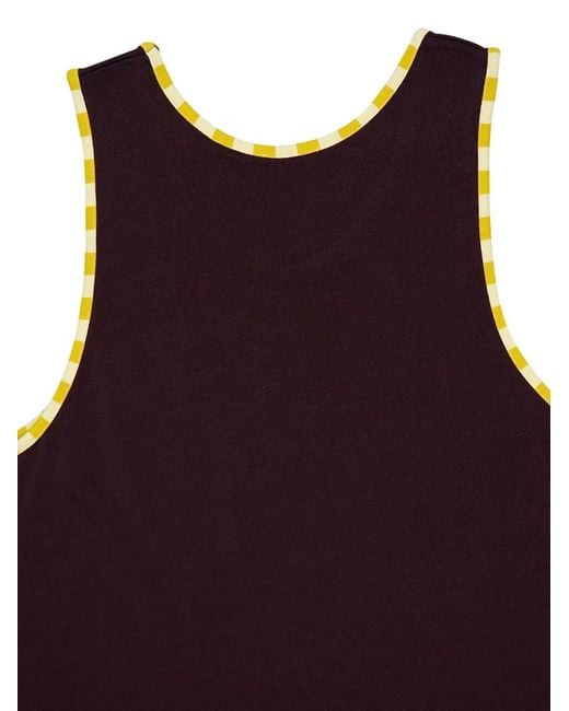 Bode Purple Bobcat Tank Top for men
