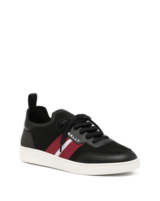 Bally Black Tygor-T Low-Top Trainers for men