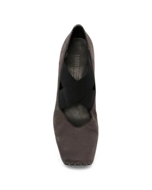 Uma Wang Black Pumps Mit Eckiger Kappe