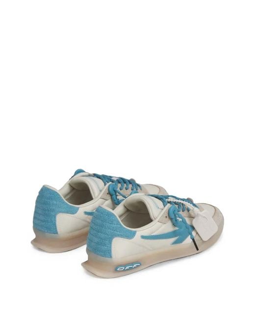 Off-White c/o Virgil Abloh Blue Arrows-Patch Sneakers for men