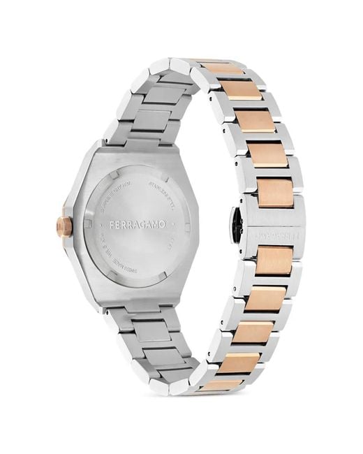 Ferragamo Metallic Versilia 40Mm Watch for men