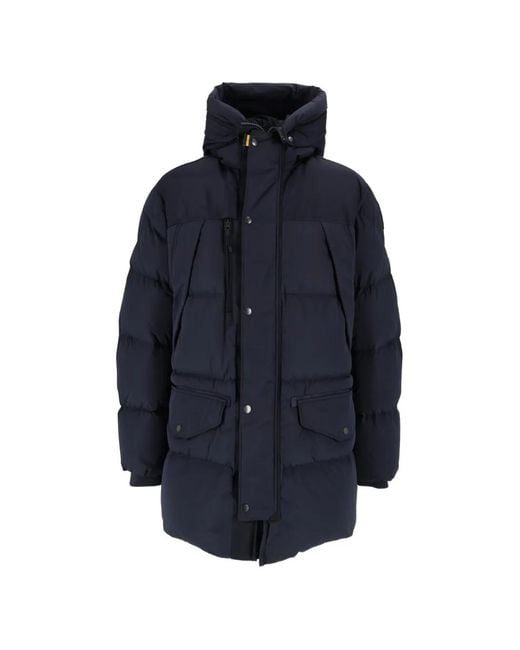 Parajumpers Blue Harraseeket 2.0 Hooded Down Parka for men