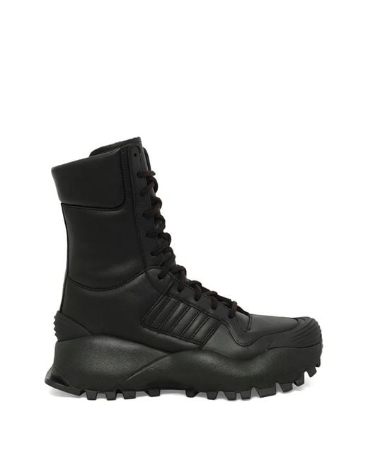 Willy Chavarria Black X Adidas Forum Mid Boots for men