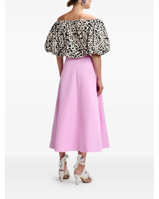 Essentiel Antwerp Pink 'Julio' Over The Knee Skirt