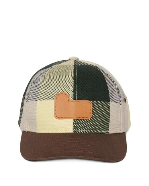 Cappello Da Baseball Buffalo Check di Woolrich in Green