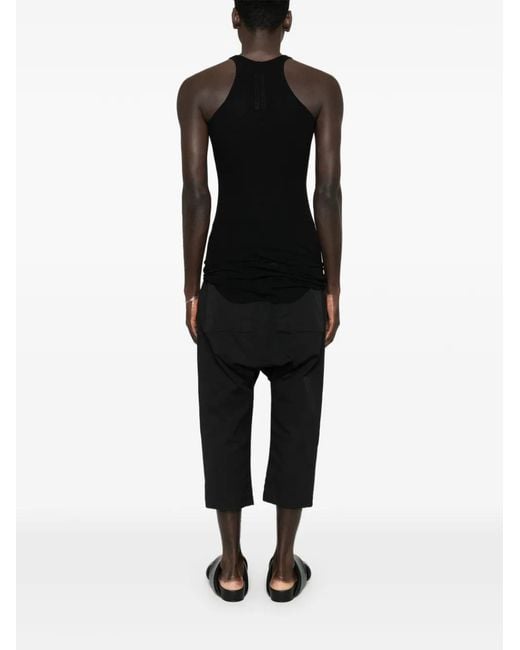 Rick Owens Black Sleeveless Tops for men