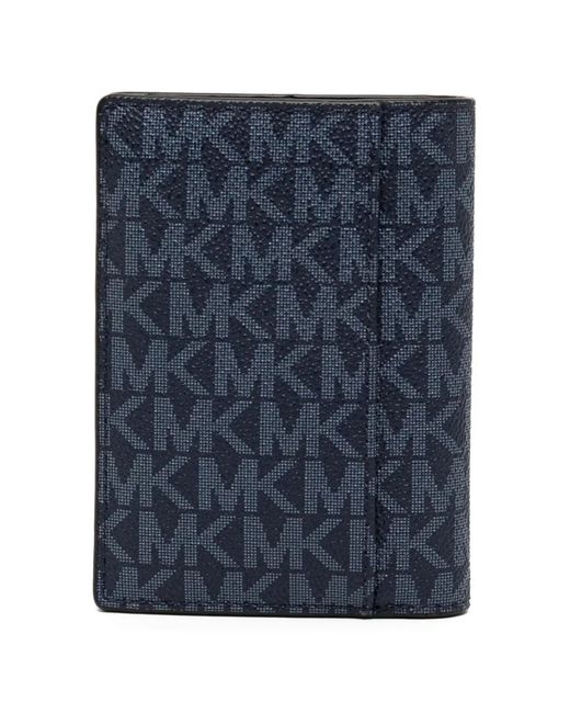 Michael Kors Blue Mason Monogram Cardholder for men