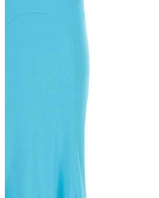 Tom Ford Blue Jupe À Traîne