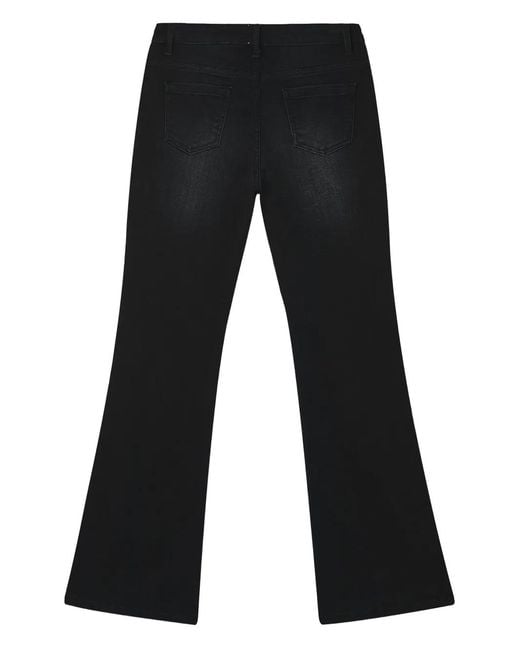 B+ AB Black Flared Jeans
