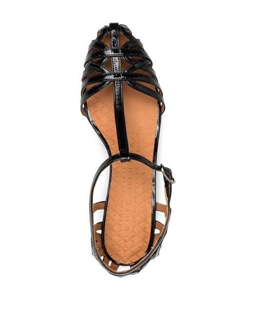 Chie Mihara Black Sandals