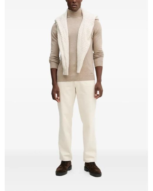 Guess Natural Roll-Neck Sweater for men