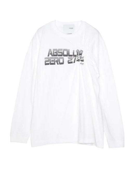 Yoshio Kubo White T-Shirt Mit Slogan-Print