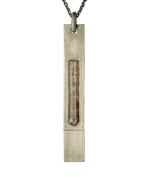 Parts Of 4 Metallic Amulet Pendant Necklace