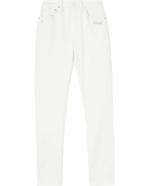 Off-White c/o Virgil Abloh White Corporate Slim-Fit Trousers