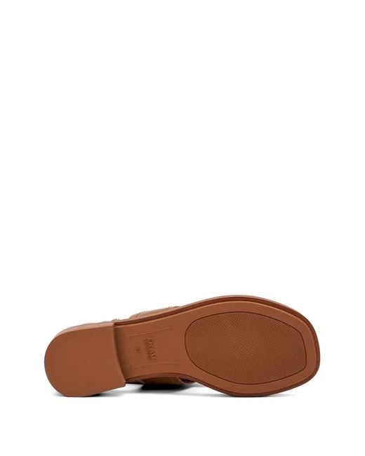 Frau Brown Sandales En Cuir