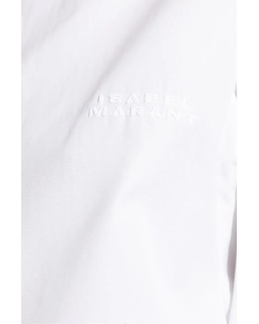 Isabel Marant White Fabriza Shirt