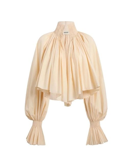 Khaite White Durer Blouse