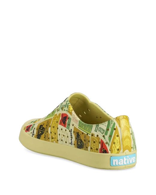 Native Eyewear Yellow X Star Wars Jefferson Graphic-Print Sneakers