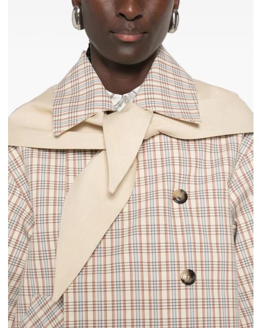 Damson Madder Natural Jerry Reversible Checked Jacket