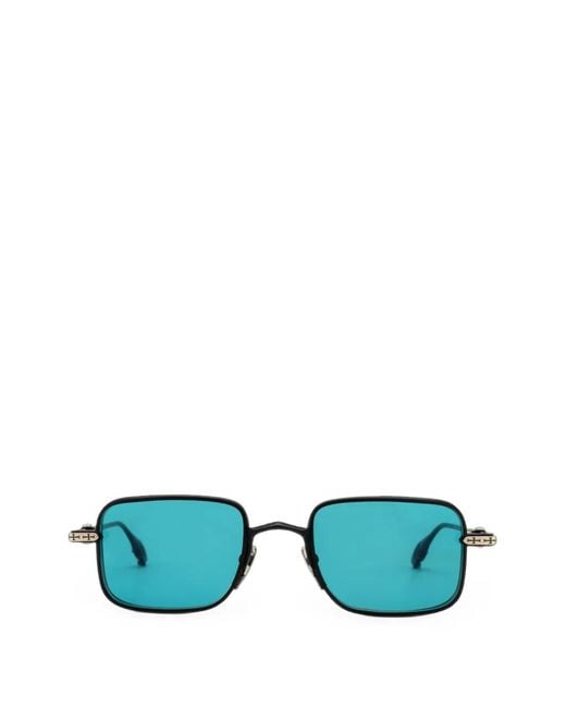 Chrome Hearts Blue Lunettes De Soleil Asssolutly Sun À Monture Carrée