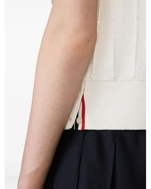 Thom Browne White Short-Sleeves T-Shirt