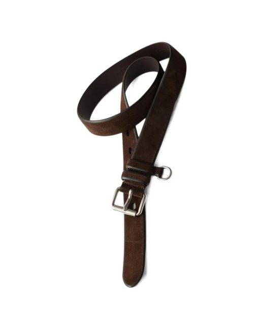Prada White Suede Belt