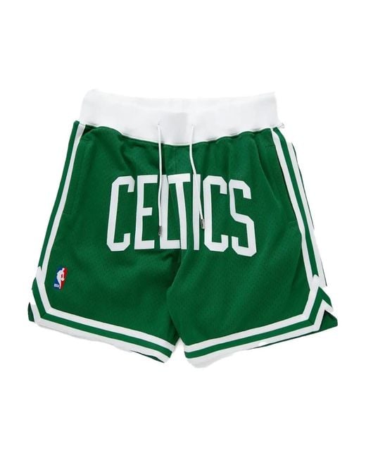 Mitchell & Ness Green X Just Don Short Boston Celtics for men