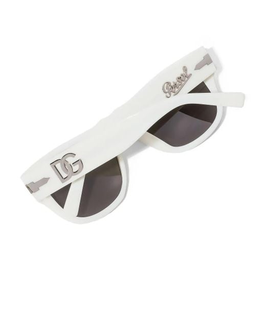 Dolce & Gabbana X Persol Zonnebril Met Vierkant Montuur in het Gray voor heren