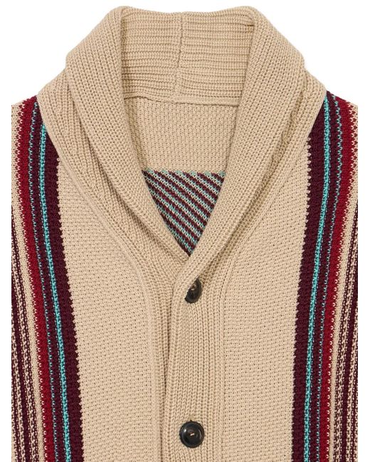 Fortela Natural Henryc Patterned Cardigan