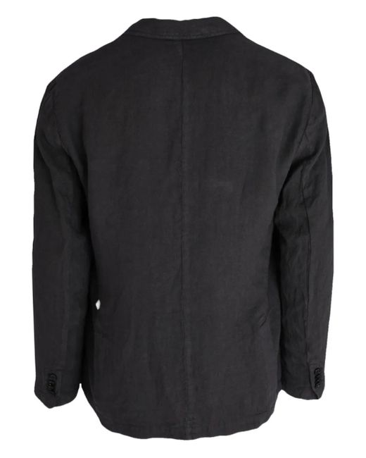 Altea Black Linen Blazer for men