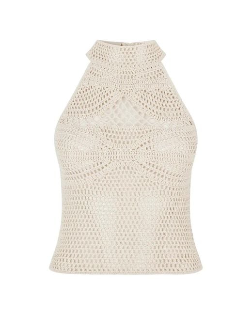 THE GARMENT White Egypt Crochet Top