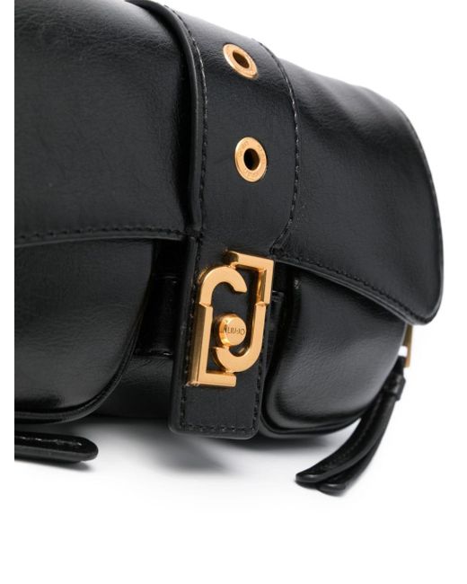 Liu Jo Black Studded Crossbody Bag