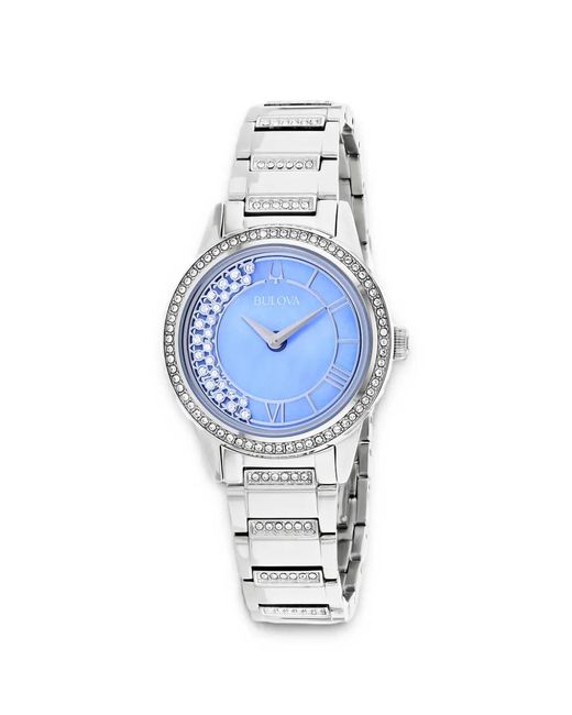 Bulova Blue Turnstyle 32Mm Watch