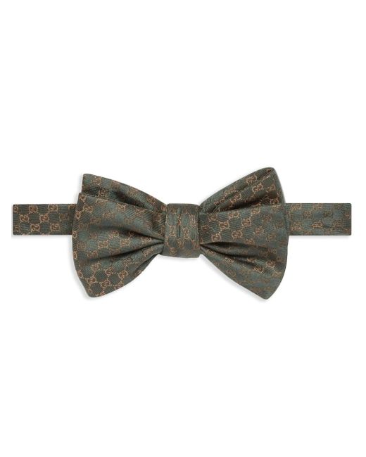 Gucci Green GG Silk Bow Tie for men