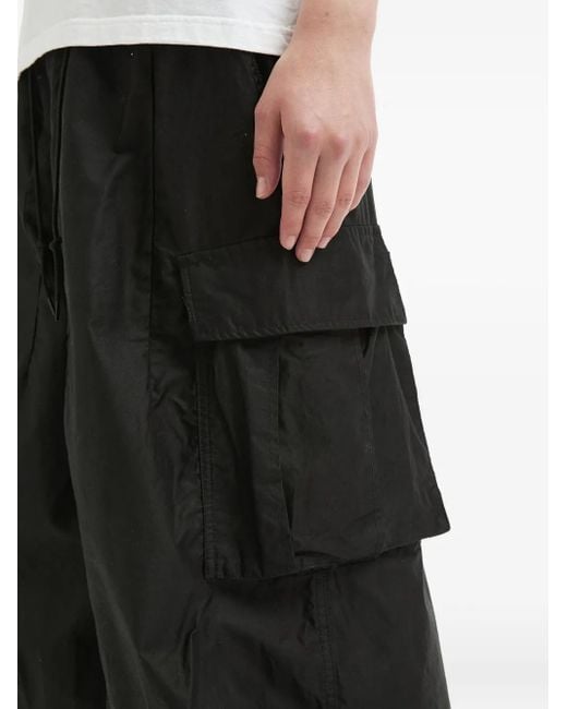 Needles Black Drawstring Cargo Pants for men